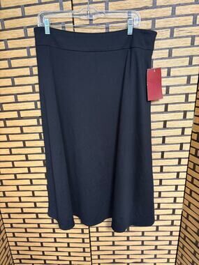 212‎ Collection Black Midi Skirt Size 12